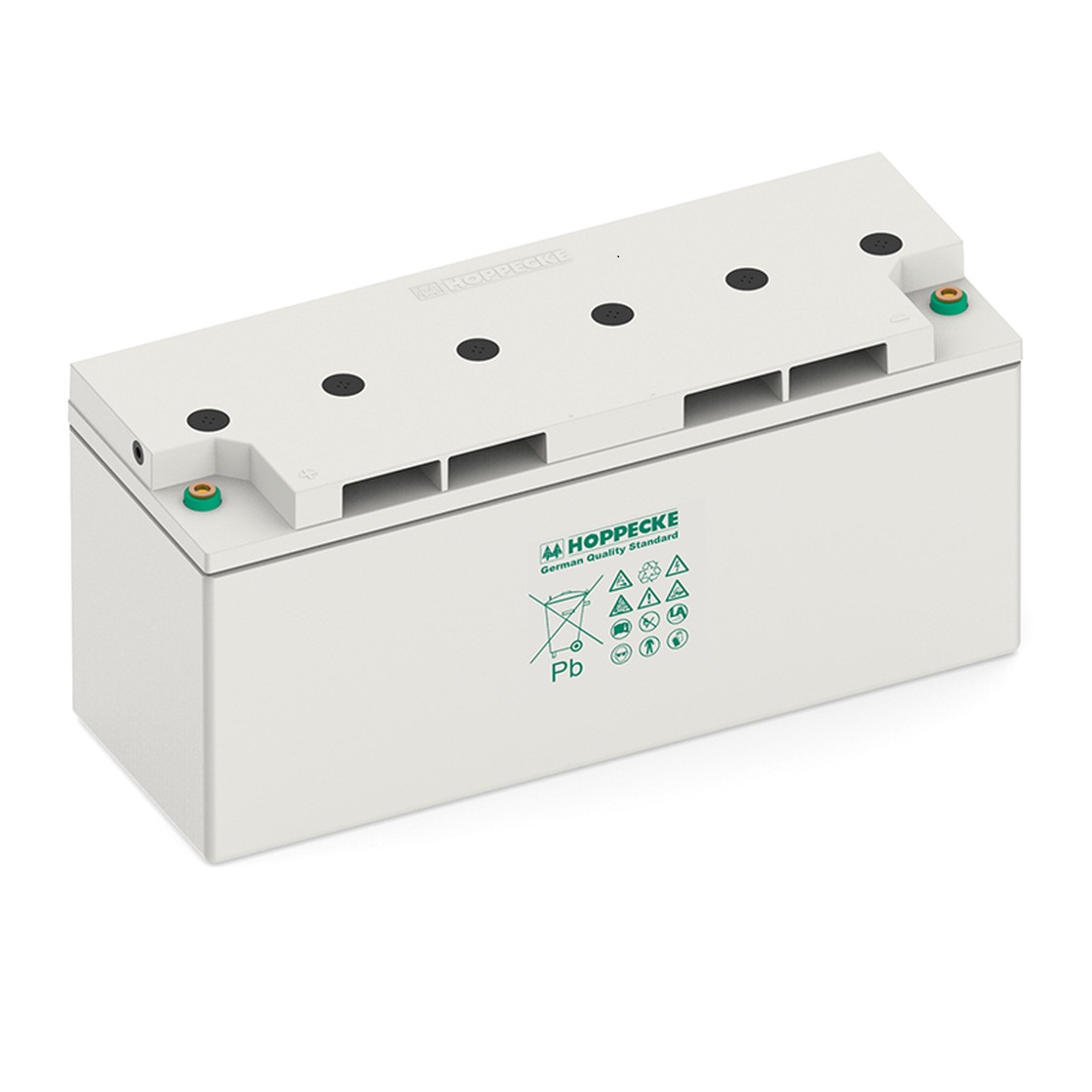 AGM trakční baterie Hoppecke Trac bloc 12 TB 115, 12V / 115Ah C5, 130Ah C20, póly AP autobateriové, 3213319116