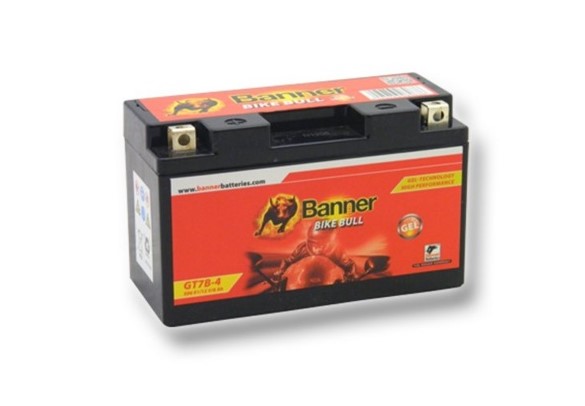 Motobaterie Banner Bike Bull GEL 50601, GT7B-4 (YT7B-BS), 12V - 6Ah
