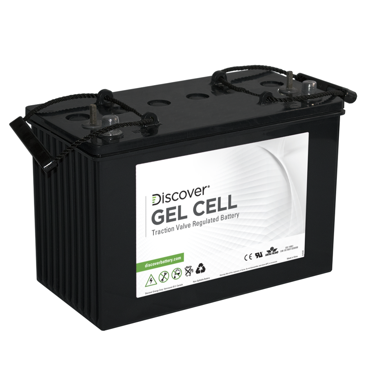 Gelový trakční akumulátor Discover EV512G-080, GEL, 12V, 80Ah C5