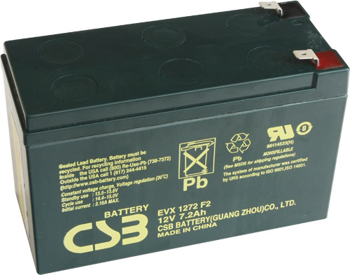 akumulátor CSB EVX1272 F2 - 12V / 7,2Ah