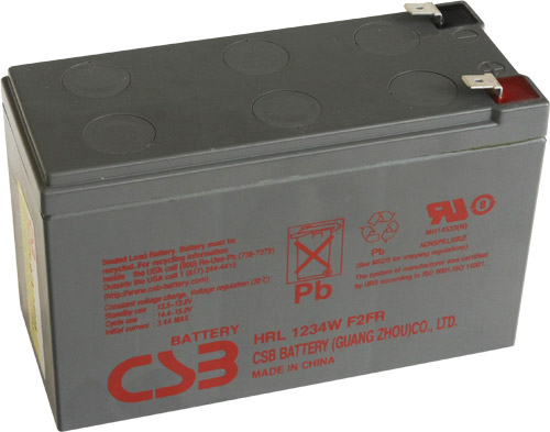 Vysokozátěžový akumulátor CSB HRL1234W F2 - 12V / 9Ah