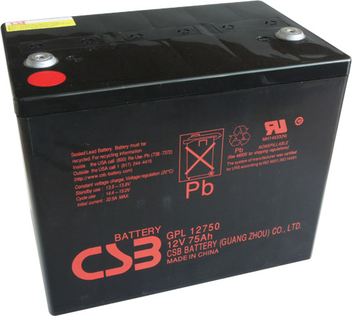 akumulátor CSB GPL12800 - 12V / 80Ah