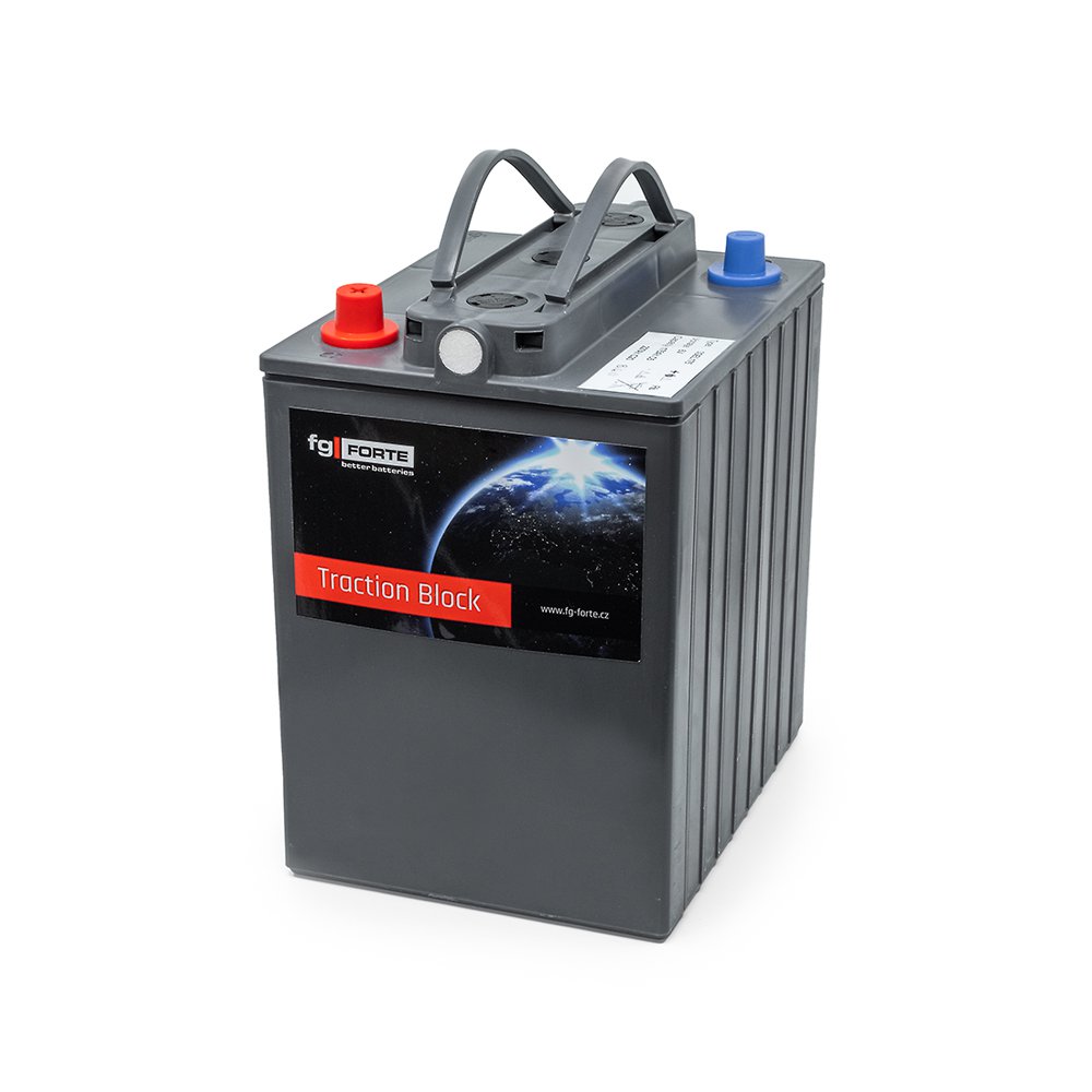 fg-FORTE 3GEL175 Gelový trakční blok, 6V, 175Ah C5, 200Ah C20, 275 x 190 x 242 mm