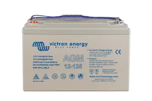 Akumulátor Victron Energy AGM Super Cycle 12V, 125Ah C20