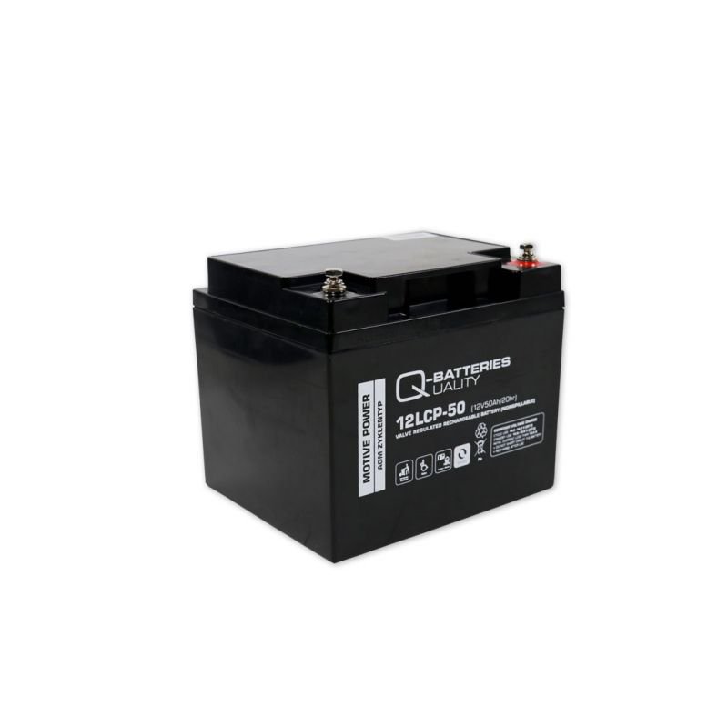 Q-Batteries 12LCP-50 12V 45Ah trakční AGM akumulátor