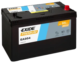Autobaterie EXIDE Premium CARBON 12V 95Ah 800A EA954 306x173x222