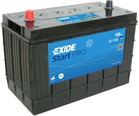 Autobaterie Exide StartPRO 12V, 110Ah, 1000A, EG110B