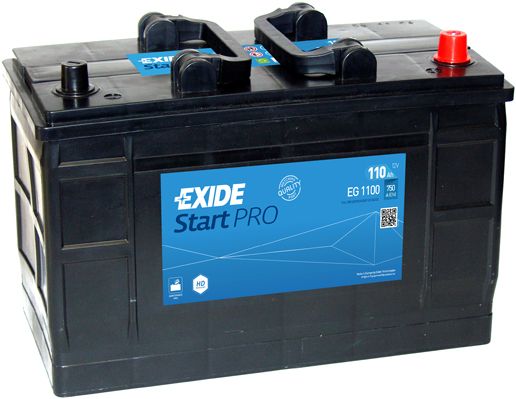 Autobaterie Exide StartPRO 12V, 110Ah, 750A, EG1100