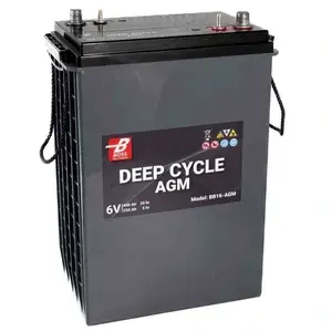 Trakční baterie BOSS Batterien Deep cycle BB16-AGM 6V 400Ah C20 295 x 180 x 425 mm