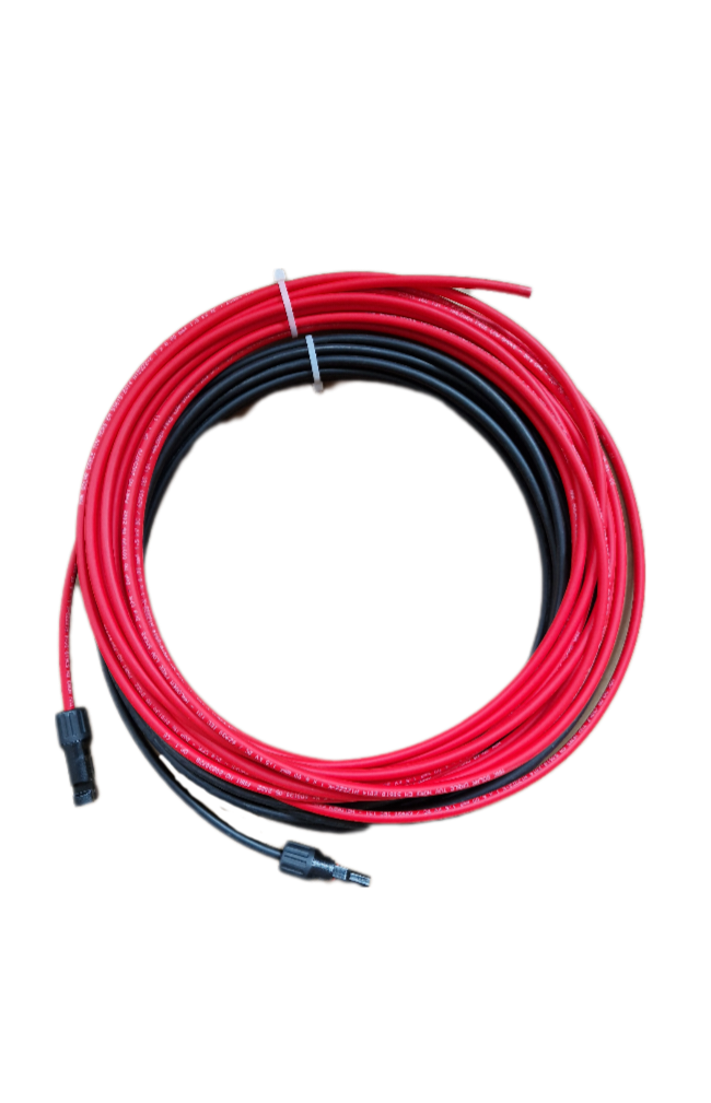 Solární kabelySOL 6.0 mm2 7m černý a červený s konektory MC4