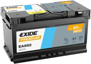 Autobaterie EXIDE Premium CARBON 12V 85Ah 800A EA852 315x175x175