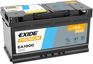 Autobaterie EXIDE Premium CARBON 12V 100Ah 900A EA1000 353x175x190