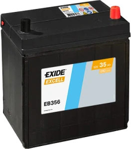Autobaterie EXIDE Excell 35Ah 12V 240A EB356 187x127x220