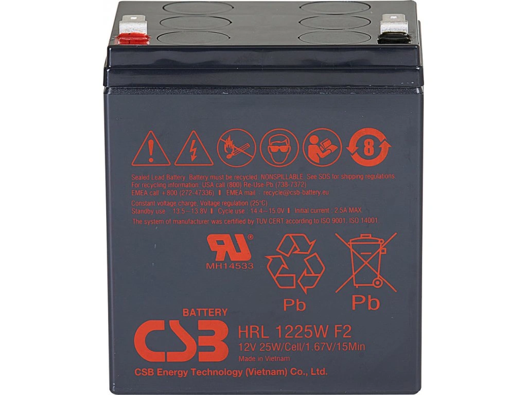 Akumulátor CSB HRL1225W F2 FR (12V/5,8Ah)