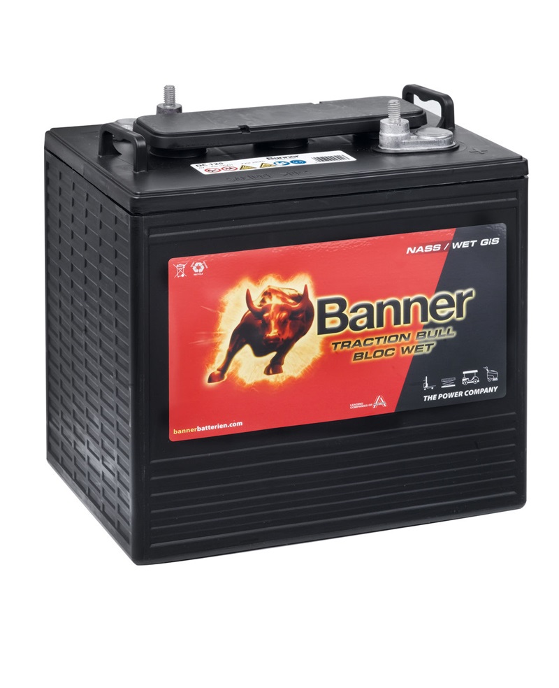 Trakční baterie Banner DC125 (T 125 Plus), 240Ah, 6V , 264 x 181 x 279 mm