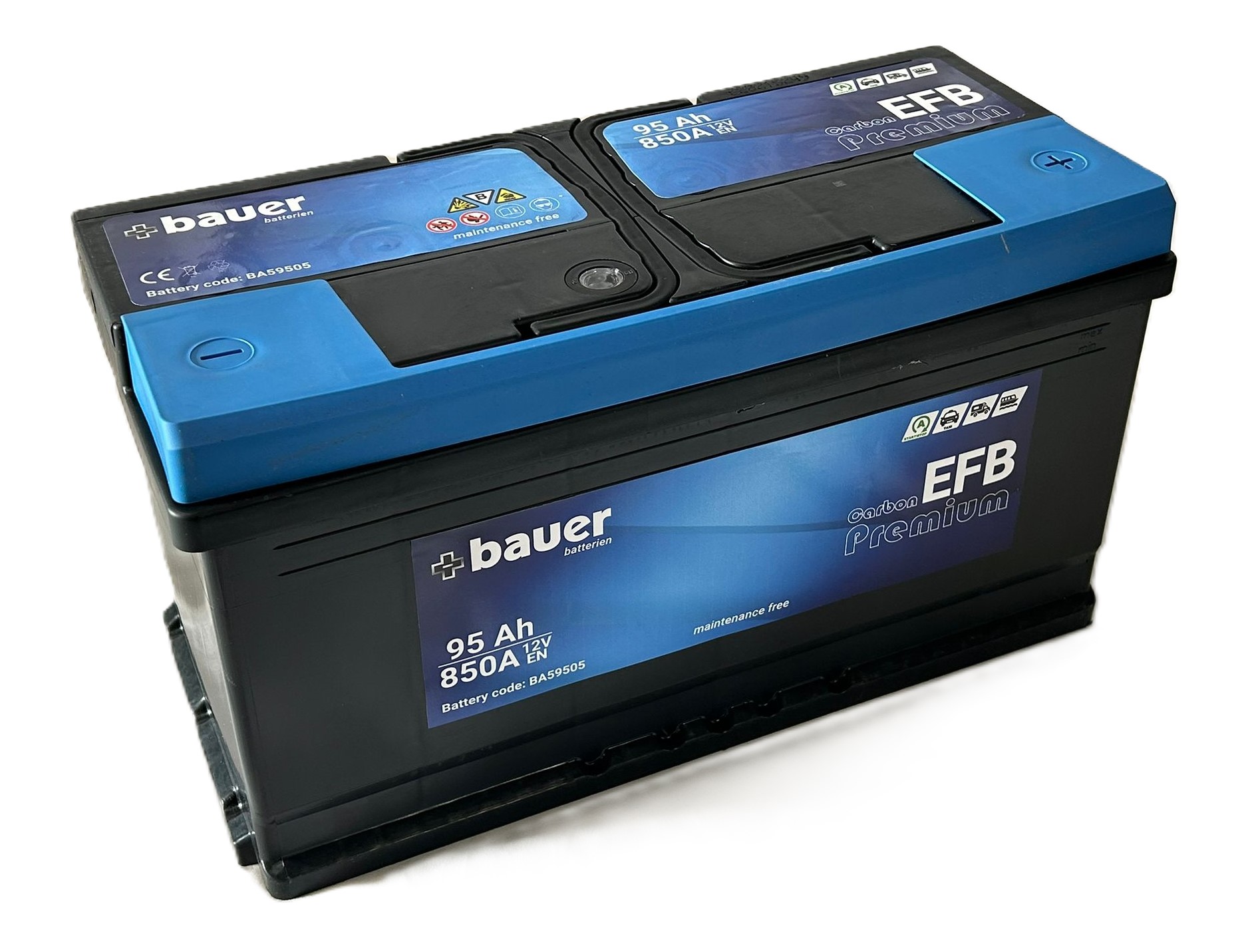 Autobaterie BAUER Carbon EFB 95Ah 12V 850A BA59505 352x175x190