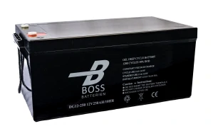 Trakční baterie BOSS Deep Cycle GEL 12V 250Ah 520x268x220/225 M8 1200 cyklů