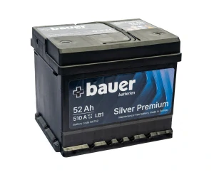 Autobaterie BAUER Silver Premium 52Ah 12V 510A BA752 210x175x175
