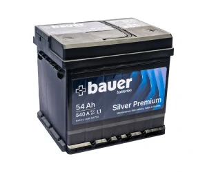 Autobaterie BAUER Silver Premium 54Ah 12V 540A BA754 210x175x190