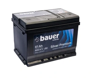 Autobaterie BAUER Silver Premium 61Ah 12V 600A BA761 242x175x175