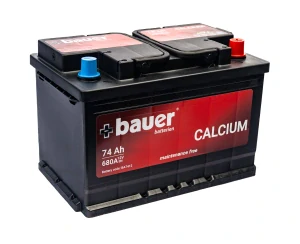 Autobaterie BAUER Calcium 74Ah 12V 680A BA7412 278x175x190