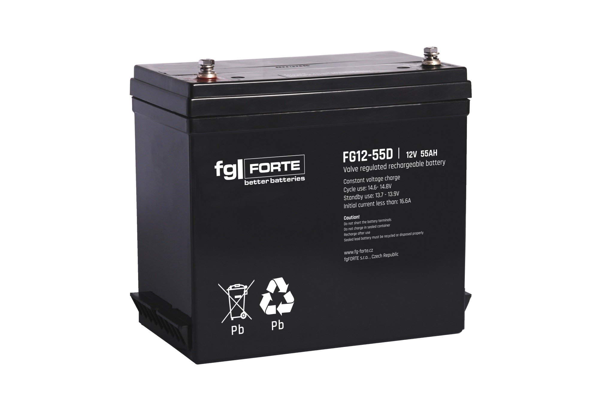 fg-FORTE FG12-55D 12V/55Ah cyklický AGM akumulátor