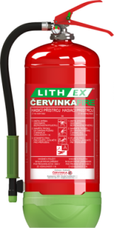 Hasicí přístroj k hašení lithiových baterií AVD LITH EX6 - 6 l